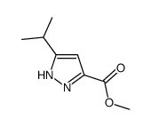 5-异丙基-1H-吡唑-3-羧酸甲酯结构式