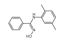 N-(2,5-dimethyl-phenyl)-benzamide oxime结构式