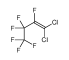 1,1-dichloro-2,3,3,4,4,4-hexafluorobut-1-ene结构式