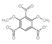 Benzene,2,4-dimethoxy-1,3,5-trinitro- Structure