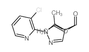 Ethyl 1-(3-chloropyridin-2-yl)-5-methyl-1H-pyrazole-4-carboxylate Structure