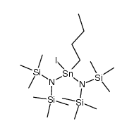 bis{bis(trimethylsilyl)amido}(n-butyl)(iodo) tin(IV)结构式