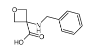 3-(苄基氨基)氧杂环丁烷-3-羧酸结构式
