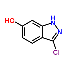 3-氯-6-羟基(1H)吲唑结构式