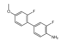 2-fluoro-4-(2-fluoro-4-methoxyphenyl)aniline Structure