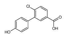 4-chloro-3-(4-hydroxyphenyl)benzoic acid Structure