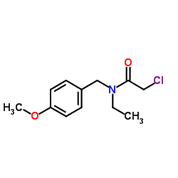 2-Chloro-N-ethyl-N-(4-methoxybenzyl)acetamide Structure