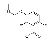 2,6-Difluoro-3-(methoxymethoxy)benzoic acid Structure