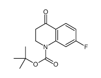 N-Boc-7-氟-3,4-二氢喹啉-4(2H)-酮结构式