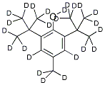 2,6-二叔丁基对甲酚-d24结构式