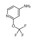 2-(三氟甲氧基)吡啶-4-胺结构式