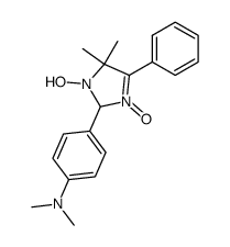 2-(4-Dimethylamino-phenyl)-5,5-dimethyl-3-oxy-4-phenyl-2,5-dihydro-imidazol-1-ol Structure