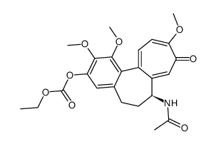 3-ethoxycarbonyl-3-demethylcolchicine结构式
