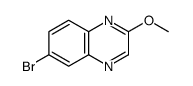 6-溴-2-甲氧基喹噁啉结构式