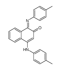 4-p-toluidino-[1,2]naphthoquinone-1-p-tolylimine Structure