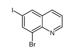 8-溴-6-碘喹啉结构式