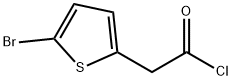 2-(5-溴-2-噻吩基)乙酰氯结构式