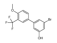3-bromo-5-[4-methoxy-3-(trifluoromethyl)phenyl]phenol Structure