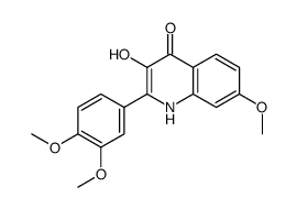 2-(3,4-Dimethoxyphenyl)-3-hydroxy-7-Methoxy-quinolin-4(1H)-one Structure