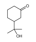 3-(2-hydroxypropan-2-yl)cyclohexan-1-one Structure
