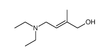 (E)-4-(Diethylamino)-2-methylbut-2-en-1-ol结构式