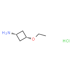 cis-3-ethoxycyclobutanamine;hydrochloride Structure