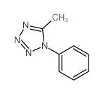 1H-Tetrazole,5-methyl-1-phenyl-结构式