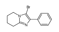 3-bromo-2-phenyl-5,6,7,8-tetrahydroimidazo[1,2-a]pyridine Structure