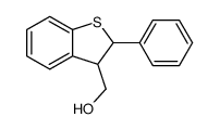 (2-phenyl-2,3-dihydro-1-benzothiophen-3-yl)methanol结构式