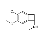 (S)-n-(4,5-二甲氧基苯并-1-环丁基)-n-甲胺结构式