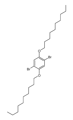 1,4-二溴-2,5-二(癸氧基)苯结构式