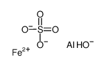 aluminum,iron(2+),hydroxide,sulfate Structure