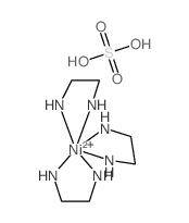 Tris(ethylenediamine)nickel(II) sulfate structure