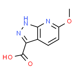 6-Methoxy-1H-pyrazolo[3,4-b]pyridine-3-carboxylic acid Structure