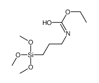 ethyl N-(3-trimethoxysilylpropyl)carbamate结构式