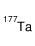 tantalum-177 Structure