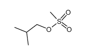 甲磺酸异丁酯结构式