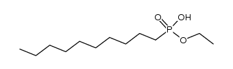 P-decylphosphonic acid, ethyl ester Structure