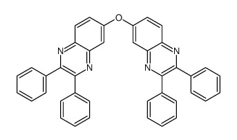 6-(2,3-diphenylquinoxalin-6-yl)oxy-2,3-diphenylquinoxaline结构式