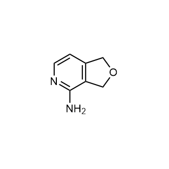 1,3-二氢呋喃[3,4-c]吡啶-4-胺结构式