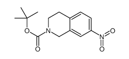 7-硝基-3,4-二氢异喹啉-2(1h)-羧酸叔丁酯结构式
