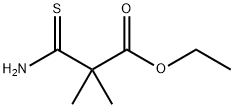 3-氨基-2,2-二甲基-3-硫代丙酸乙酯结构式