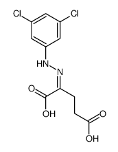 2-[(3,5-dichlorophenyl)hydrazinylidene]pentanedioic acid Structure
