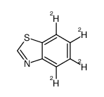 Benzothiazole-d4结构式