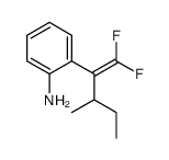 2-(1,1-difluoro-3-methylpent-1-en-2-yl)aniline结构式