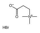 2-carboxyethyl(trimethyl)azanium,bromide Structure