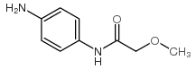 N-(4-氨基苯基)-2-甲氧基乙酰胺结构式