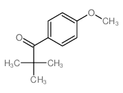 1-Propanone,1-(4-methoxyphenyl)-2,2-dimethyl- Structure