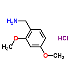 2,4-二甲氧基苄胺盐酸盐结构式