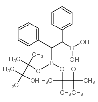 (Z)-1,2-二苯基-1,2-亚乙基二硼酸双(频哪醇)酯结构式